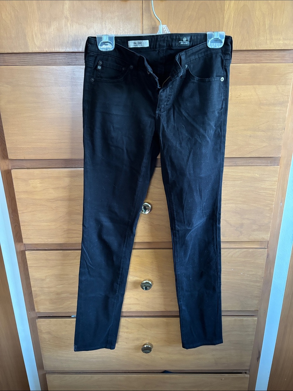Ag Adriano Goldschmied Black Skinny Jeans